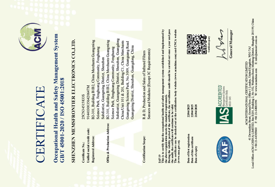 ISO 45001: 2018 Occupational Health and Safety Management System